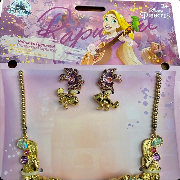 NWT Disney Princess Rapunzel Costume Jewelry Set - Picture 3 of 9